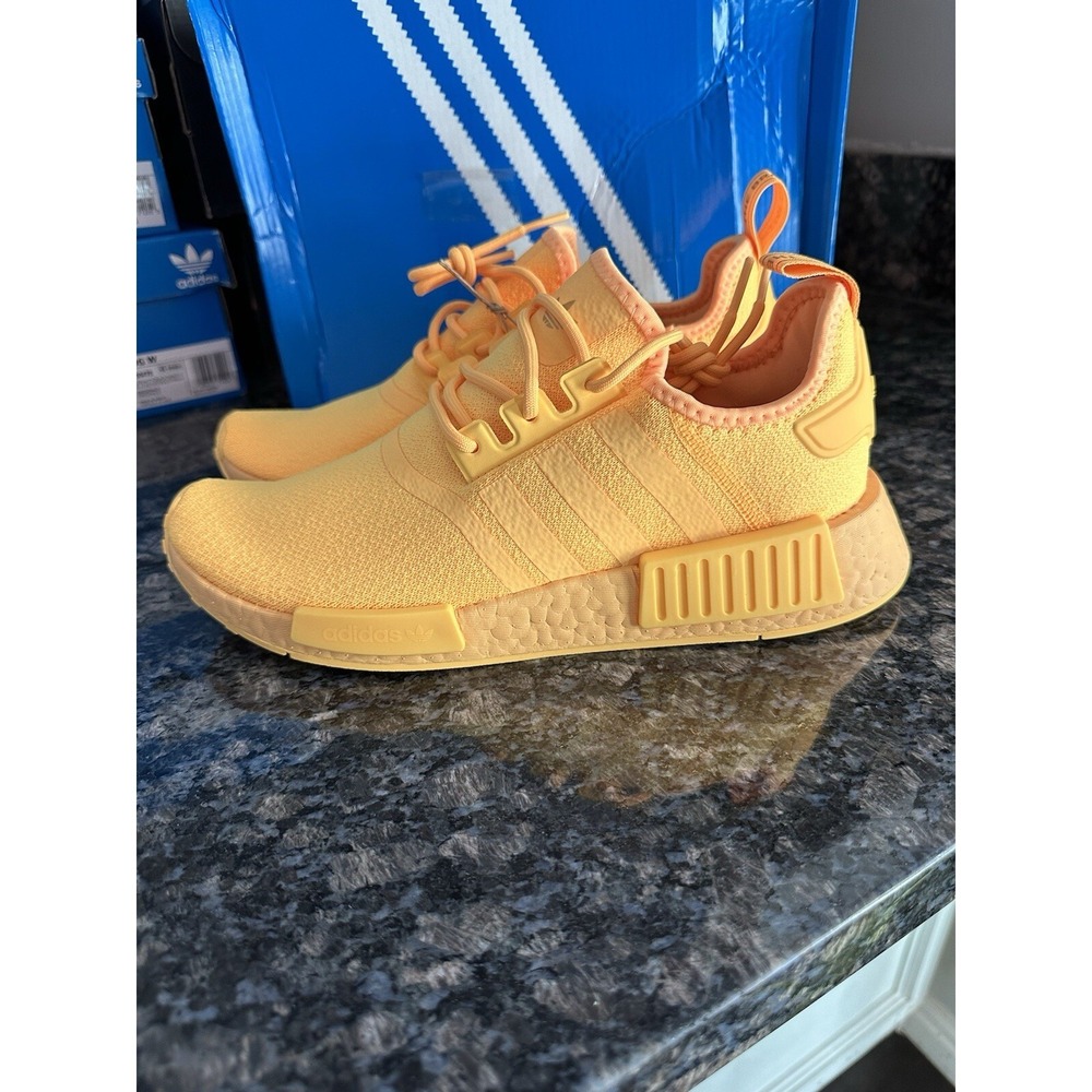 Adidas NMD_R1 Spark Matte Gold Women's Athletic Shoes IE9077 Size 9 Sneakers